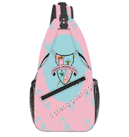 Sac de poitrine Order of the Eastern Star, design personnalisé pour sororité, lettres grecques, sac bandoulière unisexe, sac de poitrine de voyage extérieur