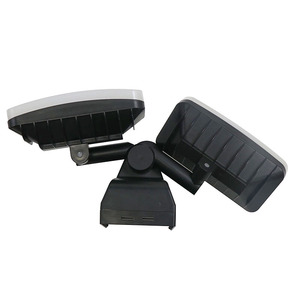 Atacado IP65 Impermeável LED Segurança Luz <span class=keywords><strong>Outdoor</strong></span> <span class=keywords><strong>Motion</strong></span> <span class=keywords><strong>Detector</strong></span> 2 Cabeça Luz de Inundação para Garagem