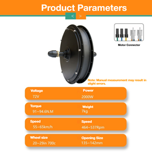 Controlador de Onda Sinusoidal Mtx Wheel 72v2000w 40a/45a Sw900 Ukc1+ para Conversión de <span class=keywords><strong>Bicicleta</strong></span> Eléctrica con Motor Trasero - Product Image 2