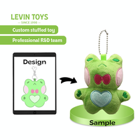 Vente chaude en gros mignon Mini porte-clés jouets en peluche Kawaii sac à dos pendentif en peluche mignon habillé ours porte-clés