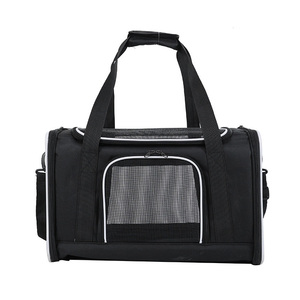 Bolsa de Viaje Plegable Personalizada <span class=keywords><strong>para</strong></span> Mascotas, <span class=keywords><strong>para</strong></span> Perros y Gatos, Material Oxford con Estampado, Cierre de Cremallera, Apta <span class=keywords><strong>para</strong></span> Viajar en Avión - Product Image 1