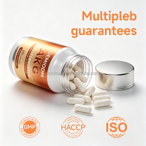 Cápsulas de Ácido Alfa-Cetoglutárico (AKG) Natural de Alta Pureza con Logotipo Propio, 60 Cápsulas, Suplemento Celular Antioxidante, Antienvejecimiento y para la Longevidad - Product Image 5