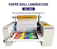 GF-360 nouveau type de machine à plastifier les feuilles de papier machine à plastifier les feuilles d'or à chaud estampage presse à chaud machine pour papier