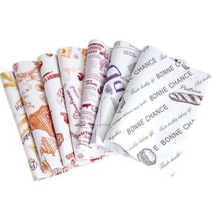 Papel de Silicona Antiadherente para Envolver Sándwiches, Cuadrado, con Impresión de Logotipo Personalizable, para Hamburguesas, Pizza, Pan y Comida para Llevar - Product Image 1