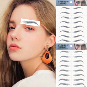Tatouage autocollant <span class=keywords><strong>3D</strong></span> écologique pour sourcils, transfert d'eau, longue durée, pour femmes, pièces, nouveau Design - Product Image 3