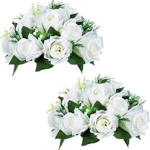 Bola de Flores de Rosa de Seda Artificial para Decoración de Columnas Romanas en Bodas, Autos de Boda, Salones de Fiesta y Eventos, Venta al por Mayor de Artículos Florales - Product Image 6