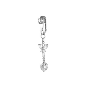 Anillo de <span class=keywords><strong>Ombligo</strong></span> <span class=keywords><strong>Falso</strong></span> con Zirconia Redonda Grande, Diseño de Mariposa, Sin Perforación, Joyería Corporal Sexy <span class=keywords><strong>para</strong></span> Bailar, Sin Necesidad de Perforar <span class=keywords><strong>el</strong></span> <span class=keywords><strong>Ombligo</strong></span> - Product Image 5