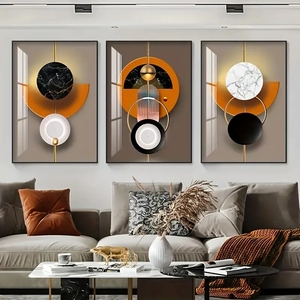 Vente en gros de peintures en porcelaine cristal personnalisées Art mural Décoration de luxe Décoration intérieure Peinture <span class=keywords><strong>sur</strong></span> <span class=keywords><strong>verre</strong></span> - Product Image 4