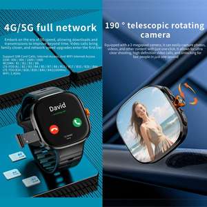 Montre connectée LOKMAT <span class=keywords><strong>APPLLP</strong></span> <span class=keywords><strong>6</strong></span> Max 4G, processeur quadricœur SC8541E, 3 Go + 32 Go, Android 8.1, appel vidéo, fréquence cardiaque (noir) - Product Image 5