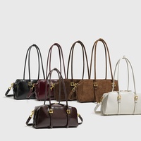 Sac à main minimaliste de haute qualité, design classique, sac à main en daim vintage, sac à bandoulière pour femme avec sangle réglable