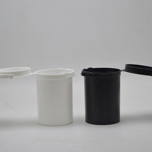 Premium Grade Black White Matte Opaque <b>Squeeze</b> Lid Top Tube Containers Herbal Stick Smell Proof Child Resistant CR Packaging - Product Image 1