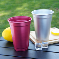 Tasses en aluminium en gros 500 ml à paroi simple empilables, tasses à bière en aluminium, tasses à bière à changement de couleur à froid, tasses à sublimation