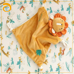 <span class=keywords><strong>Doudou</strong></span> <span class=keywords><strong>Lion</strong></span> en Peluche pour Bébé, Couverture de Sécurité Sensorielle, Jouet Réconfortant pour Tout-petit, Serviette Apaisante pour Nouveau-né - Product Image 2