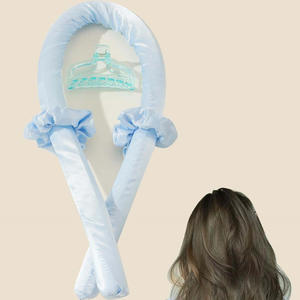 ไม่มีความร้อน ไม่ต้องใช้ความร้อน ที่ม้วนผมแบบไม่ใช้ความร้อน ยอดขายดี อุปกรณ์ม้วนผมวิเศษ โฟมม้วนผม ลอนใหญ่ นอนได้ ไม่ทำร้ายเส้นผม - Product Image 3