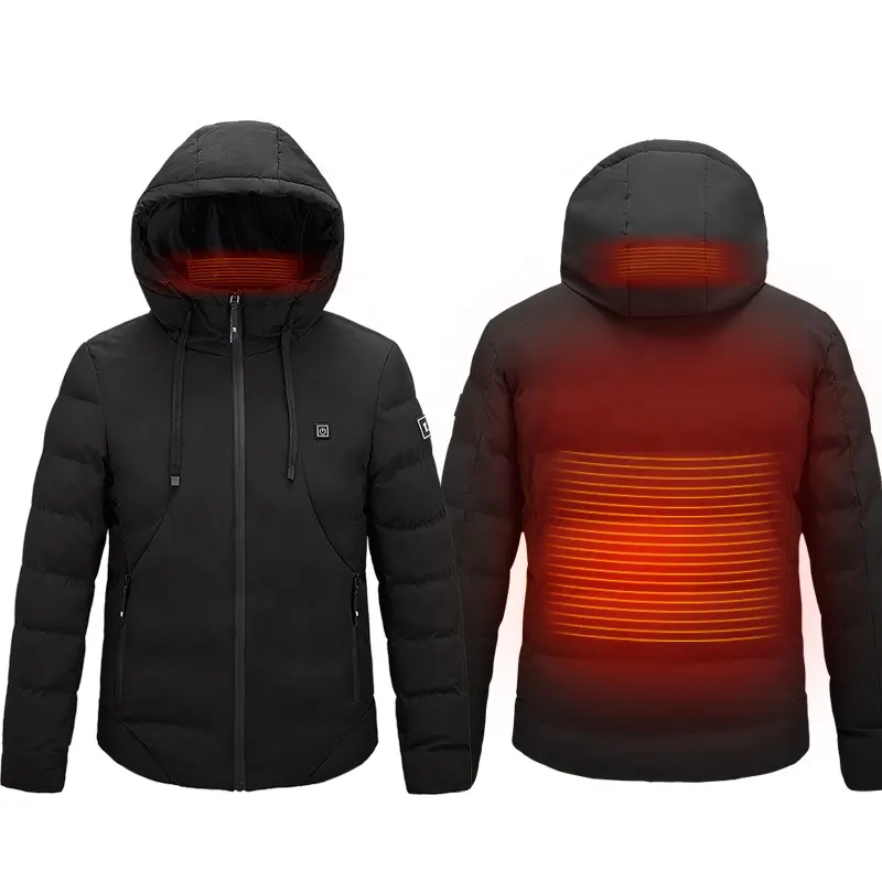 Unisex Sicherheit wiederauf ladbare Batterie Infrarot intelligente beheizte Winter warme Mantel beheizte Jacke