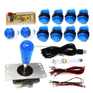 DIY SANWA Zero Delay Arcade Stick Kit USB Board con botón de luz para PC MAME Coin Pusher Game Machine Gaming Box incluido - Product Image 5