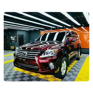 ร้านล้างรถ4S กระเบื้องพื้นโรงรถไวนิลกันลื่นโมดูลาร์ในร่มพร้อมดีไซน์กราฟิก - Product Image 4