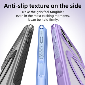 Coque de téléphone magnétique translucide mate en gros pour iPhone 18 17 Pro Max avec protection à 360° °   Support de Bague avec Boutons Tactiles IA et Coque Antichoc - Product Image 5