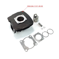 Pièces de moteur de moto à prix compétitif de l'usine de Chongqing, cylindre pour DT125, kits de cylindres de 56 mm