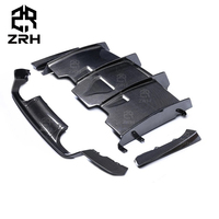 Nouveau diffuseur et lèvre de pare-chocs arrière en fibre de carbone de haute qualité style PSM pour M3 M4 F80 F82 - Fixation par boulons, noir carbone
