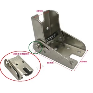 Soporte de Hierro Plegable Moderno de 90 Grados con Bisagras y Bloqueo para Patas de Mesa, Ideal para Hogar, Oficina, Dormitorio, Hotel, Comedor y Cocina - Product Image 4