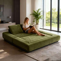 Canapé-lit compressé sous vide Green Cloud, canapé pliant, canapé en mousse compressée sur mesure, chaise longue en tissu pour appartement
