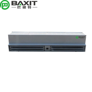 Baxit Industrial Air Curtain <b>Fan</b> 6M Height Aluminum Alloy Axial <b>Fan</b> Electric Power Button Control <b>Silver</b> Color - Product Image 4