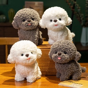 Adorable Peluche de Bichón Frisé, Muñeco de Peluche Suave, Cachorro de Peluche, Juguete de Compañía, Muñeco de Peluche para Niños, Regalo para Dormir - Product Image 3