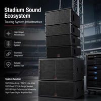 Système de Subwoofer Professionnel Haut de Gamme Double 18 Pouces 1600W 4 Ohms Passif pour Système Sonore de Stade et de Scène