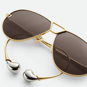 Bottega BV Pilot Style Acetate Sunglasses Anti Glare Fashion Eyewear for Driving Travel Party Casual Wear Veneta - Product Image 6