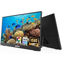 15.6 Inch Travel Portable Monitor Ultra Thin FHD 1080P 60Hz Response Time for Laptop Desktop Business Travel