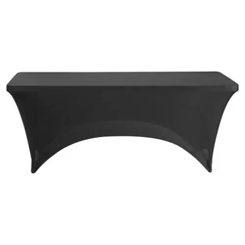 Cubierta de mesa elástica para banquete, mantel blanco para ropa de boda