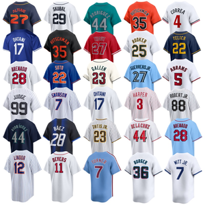 Maglie da Baseball a Manica Corta per Tutte le Squadre 2025, Stampa Digitale Personalizzata, Traspiranti di Alta Qualità, Taglie Grandi per Uomo - Product Image 1