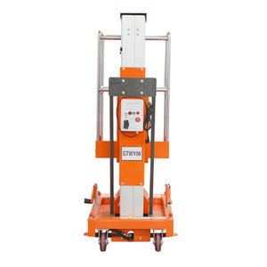 Luminum-mástil hidráulico para trabajo aéreo, plataforma elevadora de columna única - Product Image 5