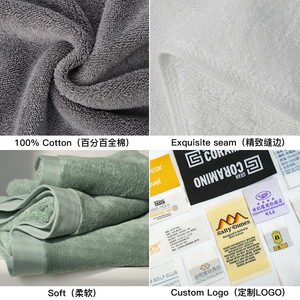 <b>Bath</b> <b>Towel</b> <b>Set</b> Cotton Solid Color 35x75cm 70x140cm Skin-Friendly Gift Use - Product Image 4