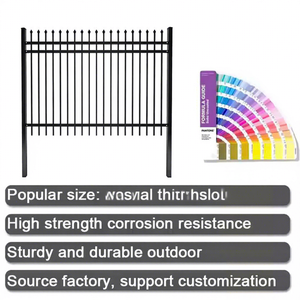 Rouleaux de clôture de jardin en aluminium à tubes carrés, panneaux à cadre en acier, écologiques, couleurs personnalisées, blanc, noir, modélisation 3D - Product Image 1