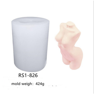 Homesun dodue femme bougie Silicone moule 3D corps masculin femme <span class=keywords><strong>enceinte</strong></span> bougie moule décoration de la maison - Product Image 2