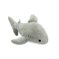 Vente en gros de poupée en peluche de forme douce irrégulière personnalisée avec dessin animé mignon pour enfants jouet requin animal