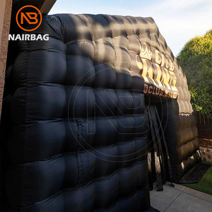 All Black Night Club <span class=keywords><strong>Cube</strong></span> Tente de fête d'anniversaire de mariage Boîte de nuit gonflable Maison gonflable-Discothèque à vendre - Product Image 4