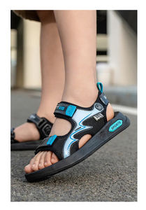 <span class=keywords><strong>Sandales</strong></span> de plage d'été à amorti hautement élastique pour garçons, plates et confortables pour enfants - Product Image 3