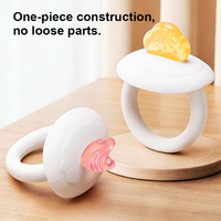 Produits phares : Anneaux de dentition en silicone non toxiques en forme de bonbon avec poignée, pour soulager les douleurs de la dentition chez les bébés