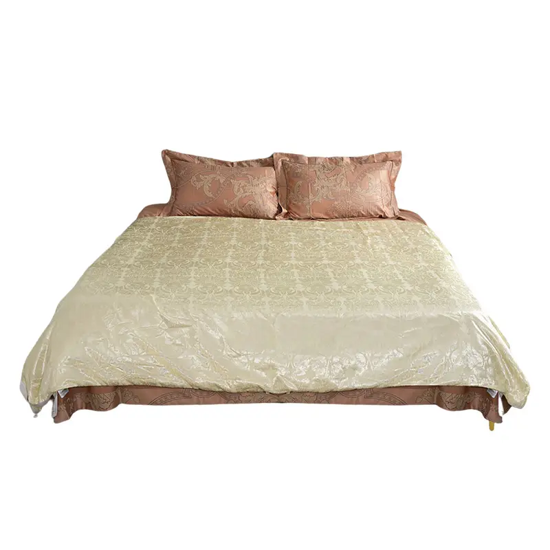 Высокое качество оптовая продажа 200x230 одеяло комплект постельного белья жаккардовое шелковое одеяло