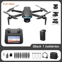 (Nouveau) S-X1 Rc Drone pliable avec caméra HD 5000m, écran intelligent, télécommande, stabilisateur 3 axes pour débutants