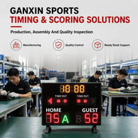 Tableau de score numérique électronique populaire Ganxin pour les tournois de frisbee ultime pour adultes et chiens