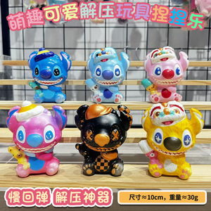 Juguete de Peluche Squishy Stitch de TPE con Rebote Lento, Muñeco Antiestrés para Niños de 5 a 7 Años, Unisex - Product Image 2