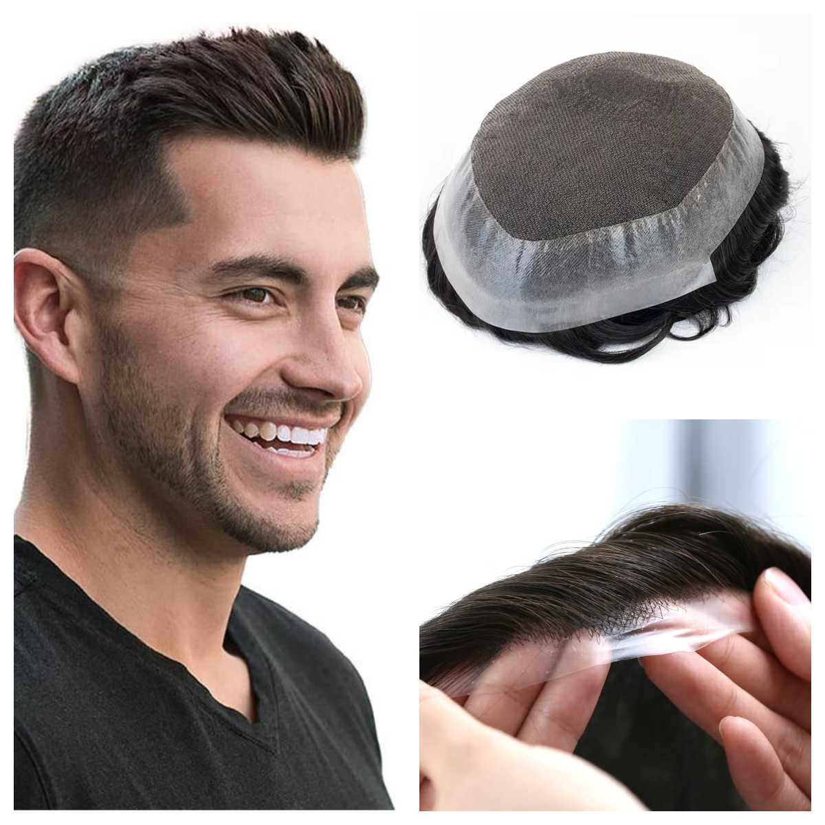 Hair Extensions Balding Men Natural Durable Solutions