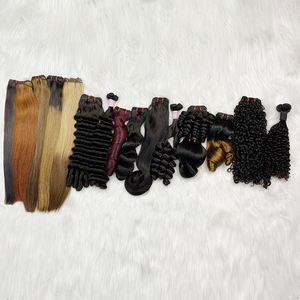 Angelbella Nouveaux designs de mèches de cheveux, vague lâche, Funmi Super Double Drawn, cheveux humains vierges brésiliens en gros - Product Image 4