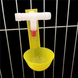 500 Pezzi/Lotto Abbeveratoio Automatico a Nipple Giallo per Polli, Quaglie, <span class=keywords><strong>Tacchini</strong></span> - Tazza a Fontana per Gabbie da Allevamento, Abbeveratoio Sospeso per Polli - Product Image 3