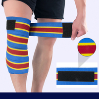 Vendas para Rodilla MKAS con Correa de Velcro Ajustable, Soporte de Compresión para Levantamiento de Pesas, Certificación CE, Venta al Por Mayor Premium