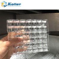 Máquina para Hacer Hielo en Cubos Pequeños Cuadrados Koller 2000kg para Tiendas de Bebidas y Panaderías, Máquina de Hielo en Cubitos CV2000